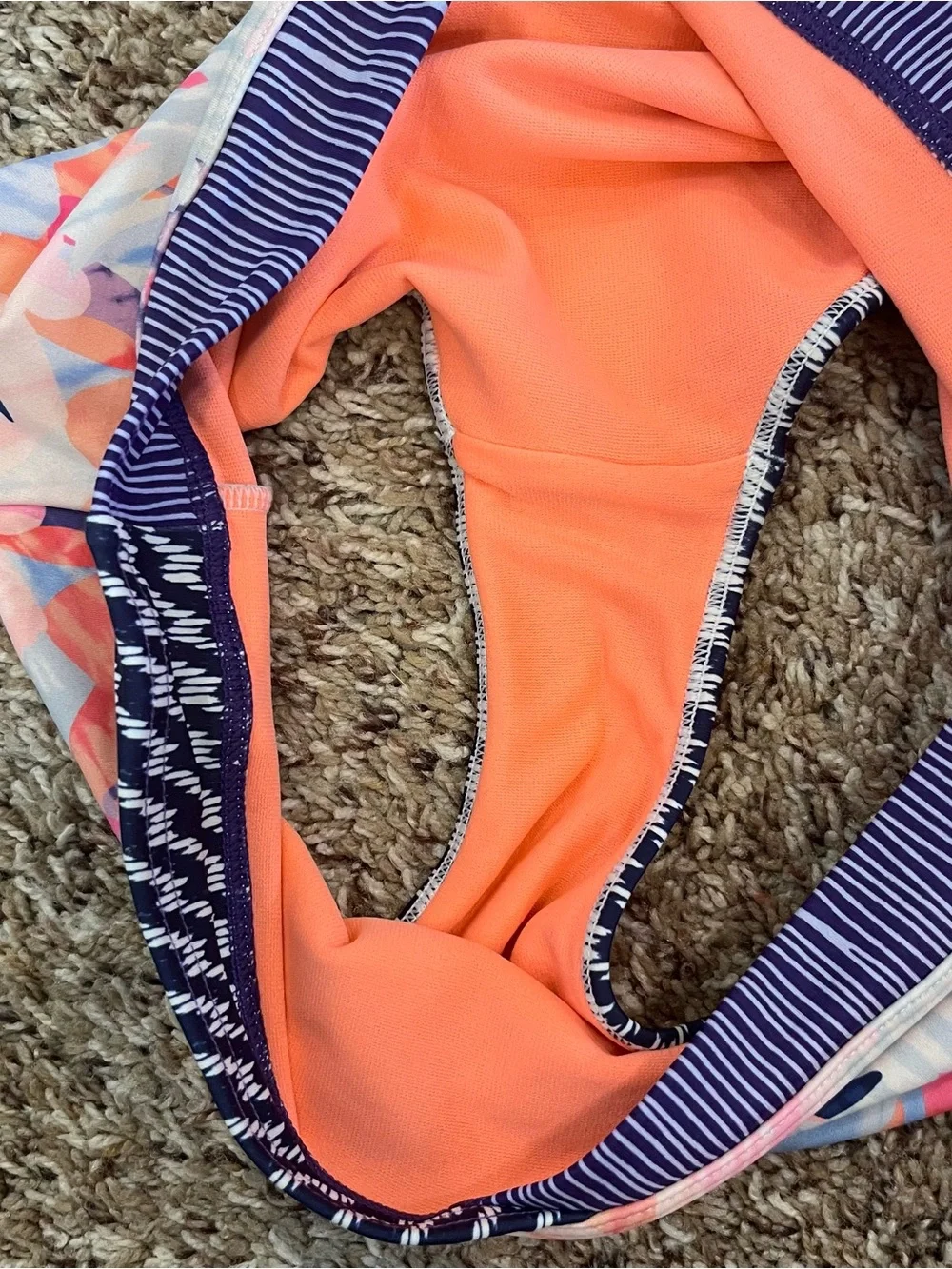 Athleta Girl Sunny Floral 2-Piece Bikini Set Top & Bottom XXL/16 Summer Swim